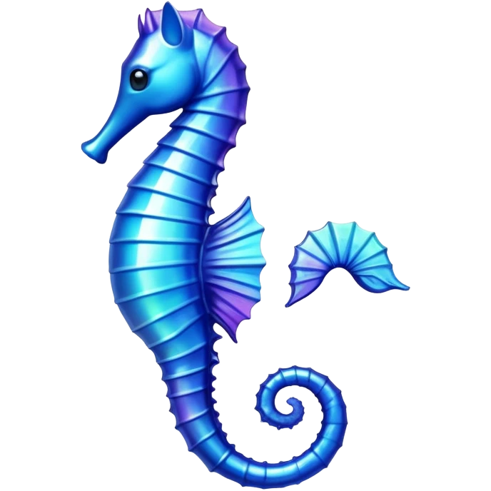 blue seahorse emoji