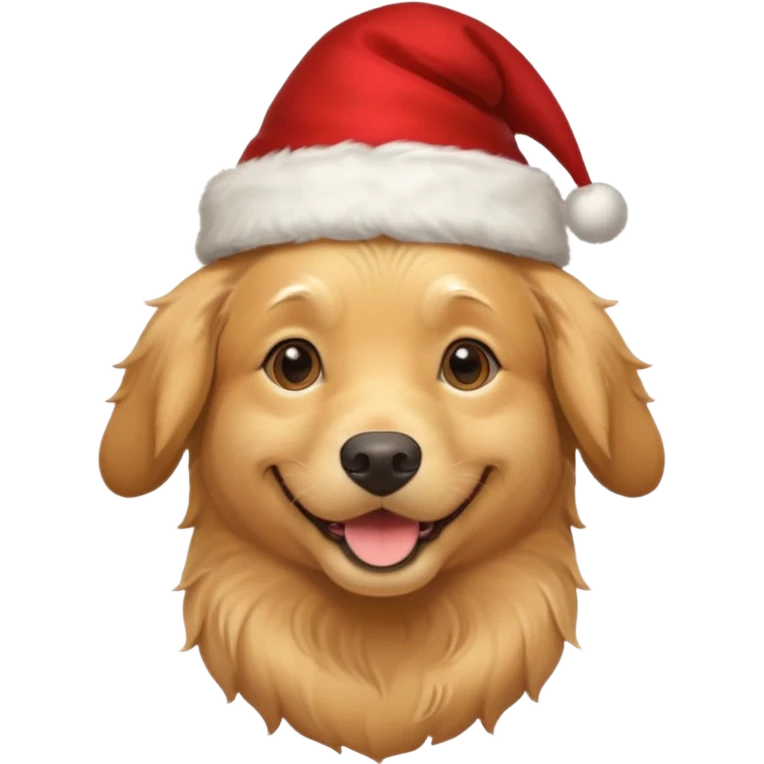 Dog in new yaer hat emoji