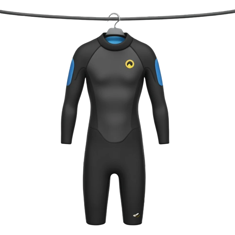 wetsuit hang on a hanger full emoji