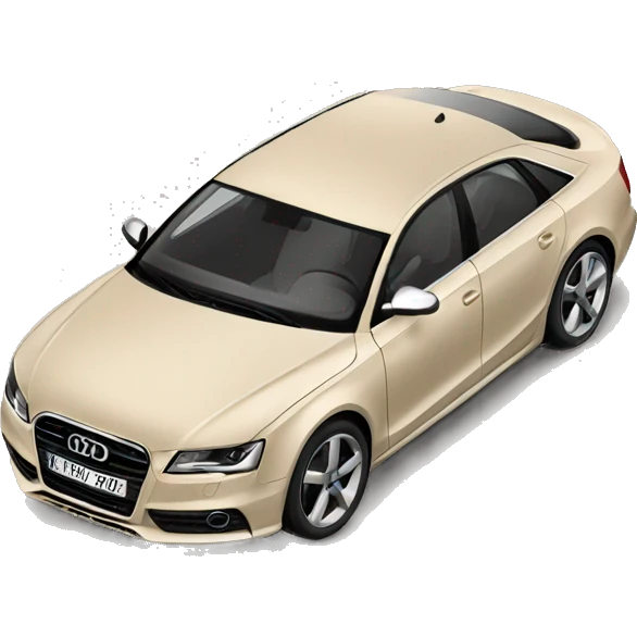 Audi Beige Car emoji