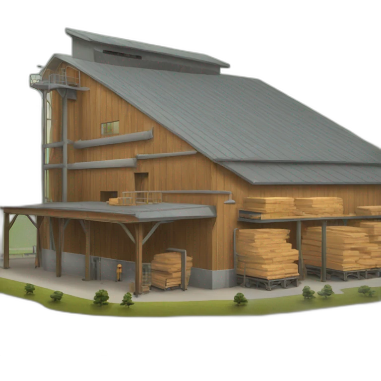 modern lumber factory emoji