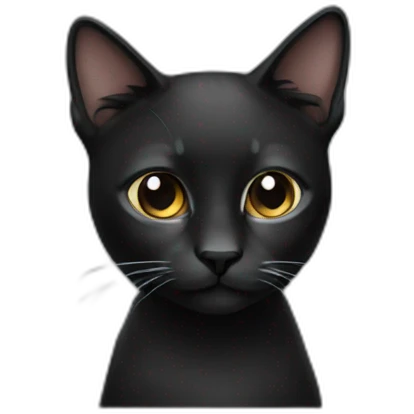cat black emoji