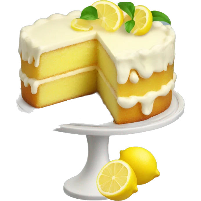 Lemon cake emoji