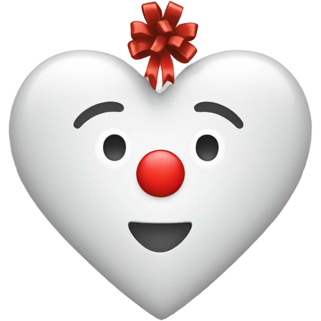 Christmas heart emoji
