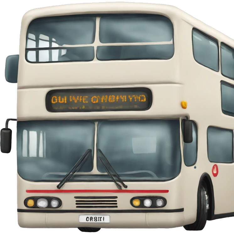 double decker bus emoji
