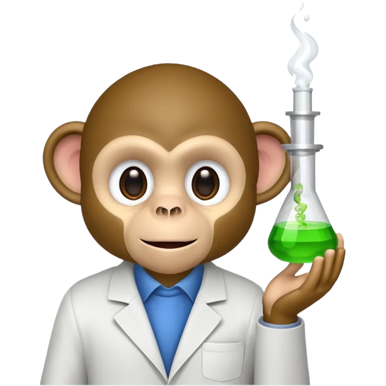 scienist monkey emoji