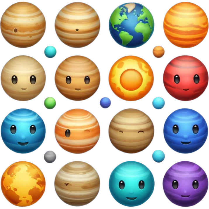 single Planets. emoji