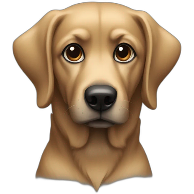 Chien noir emoji