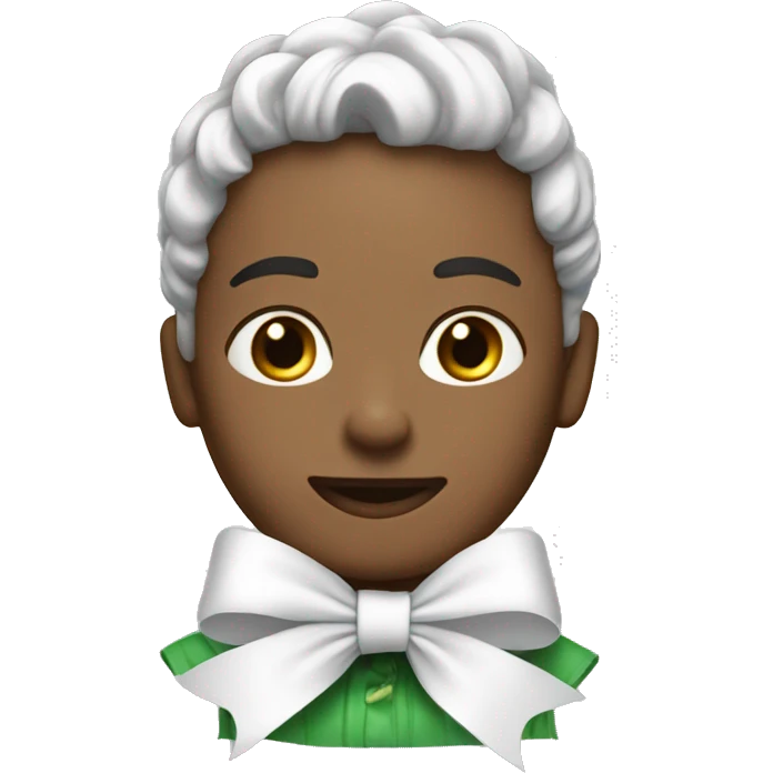 White bow￼ emoji