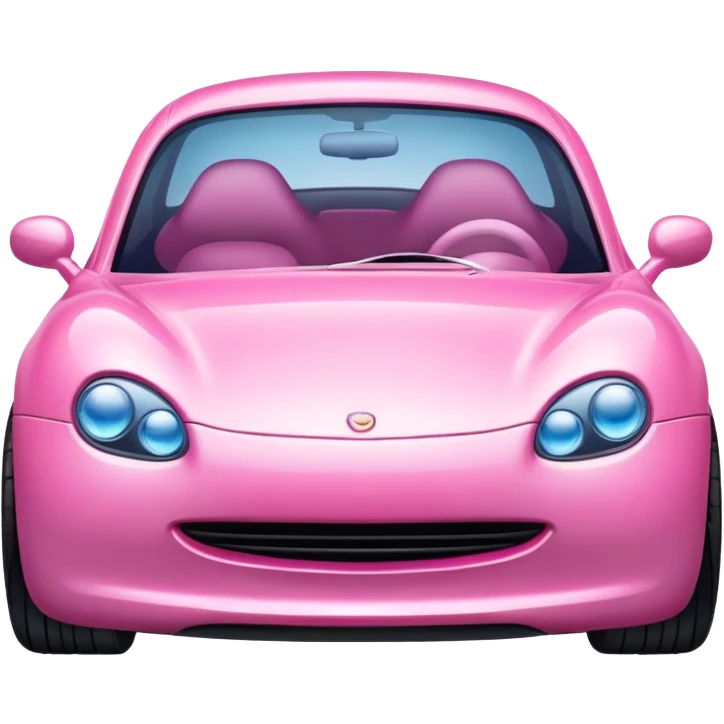 A car with breasts emoji