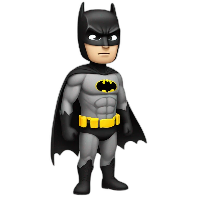 Batman, standing, Full body view emoji