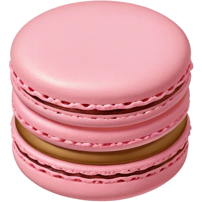 Light pink macaron emoji