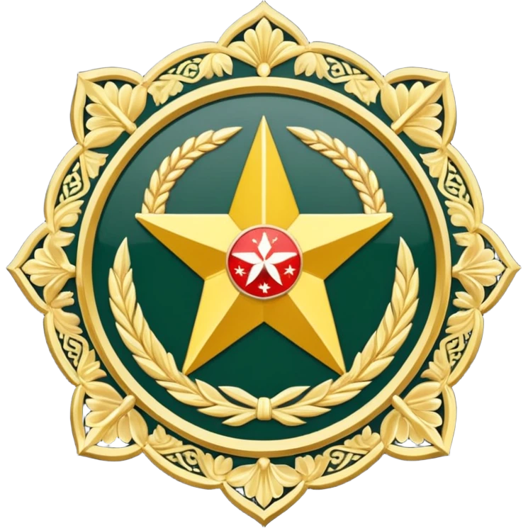 Emblem of the Islamic Revolutionary Guard Corps, an Iranian military institution emoji