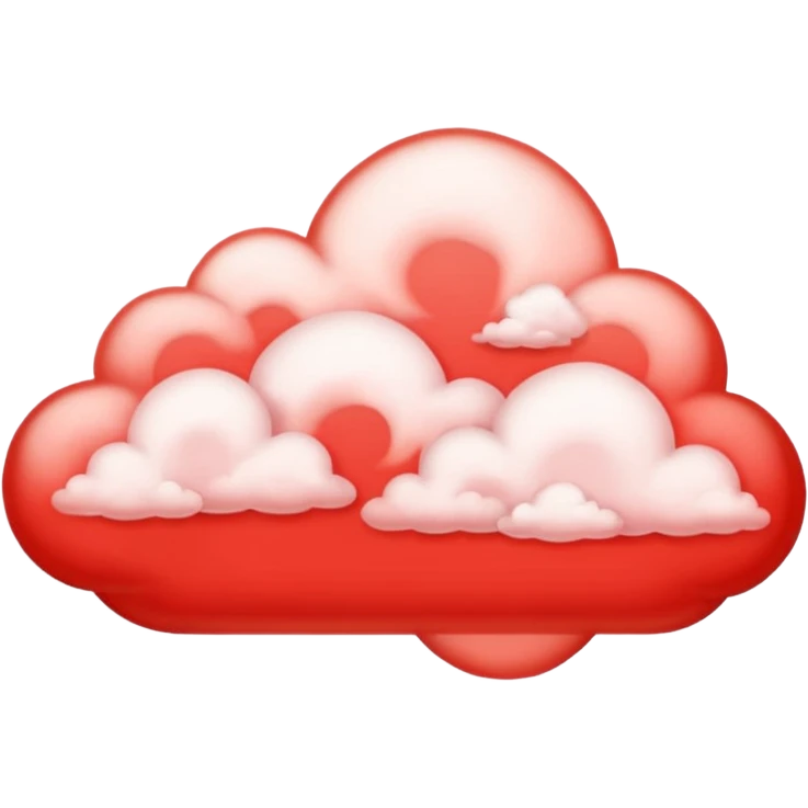 Красное Облоко просто облоко как в аниме emoji