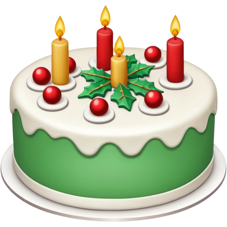 Christmas Cake emoji