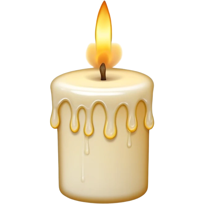 Cute candle emoji