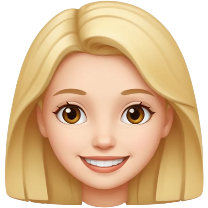 Beautiful cute girl emoji