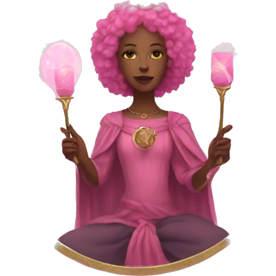 Pink tarot emoji