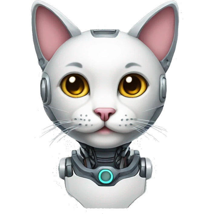 Robot cat emoji