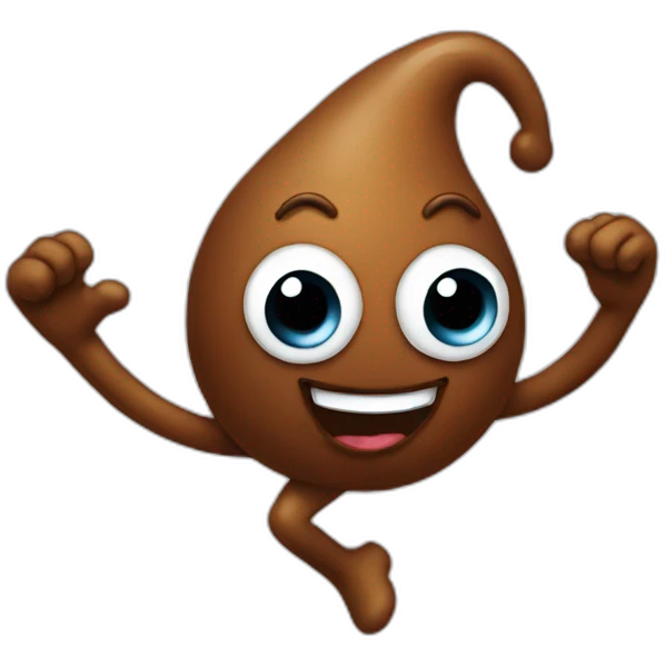 dancing poop emoji