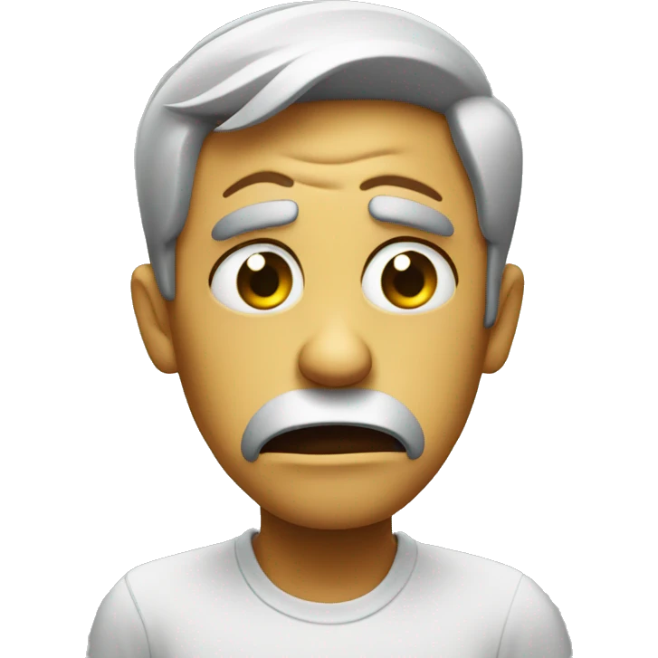 confused and angry face emoji
