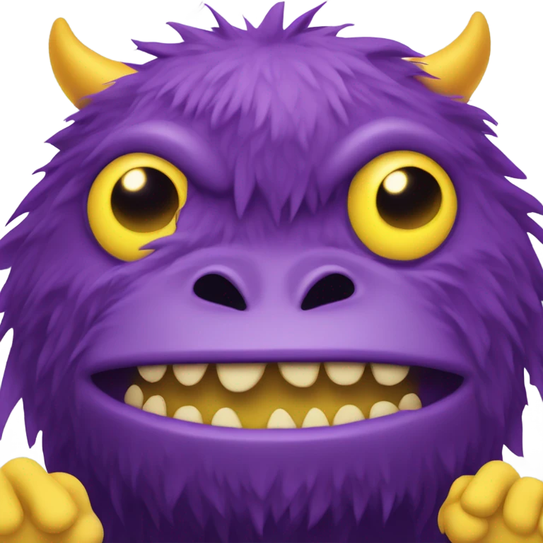 Purple monster  emoji