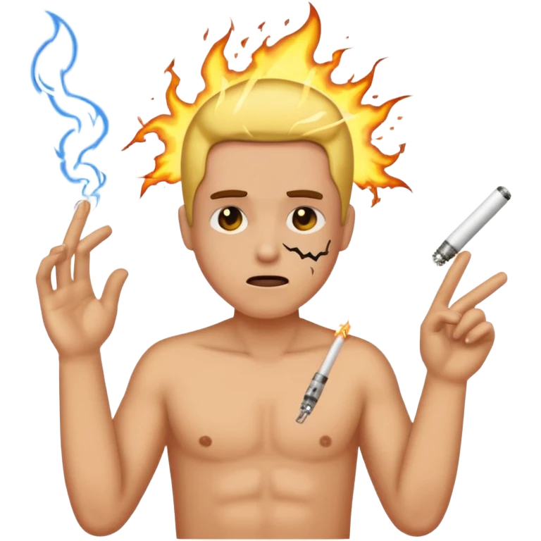 Electrocuted  emoji