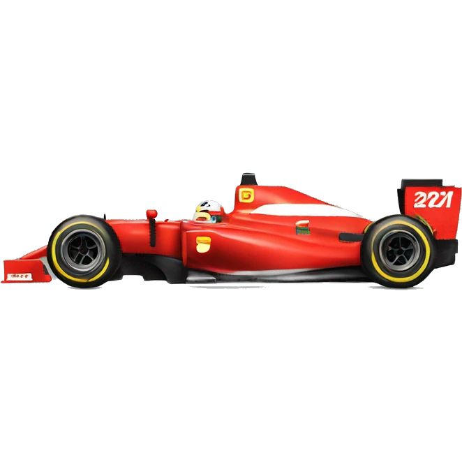 Formula 1 car emoji