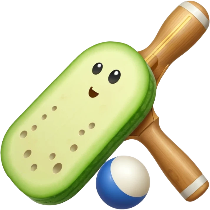🥒+🏓 emoji