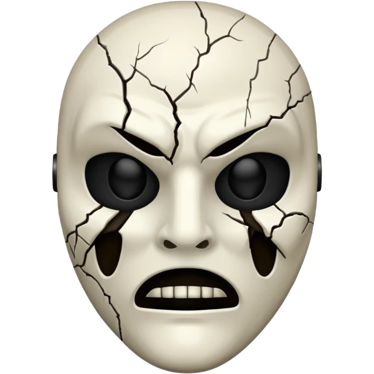 haunted dark mask emoji