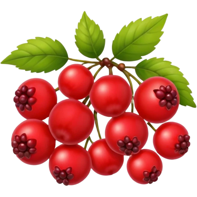 Red berries emoji