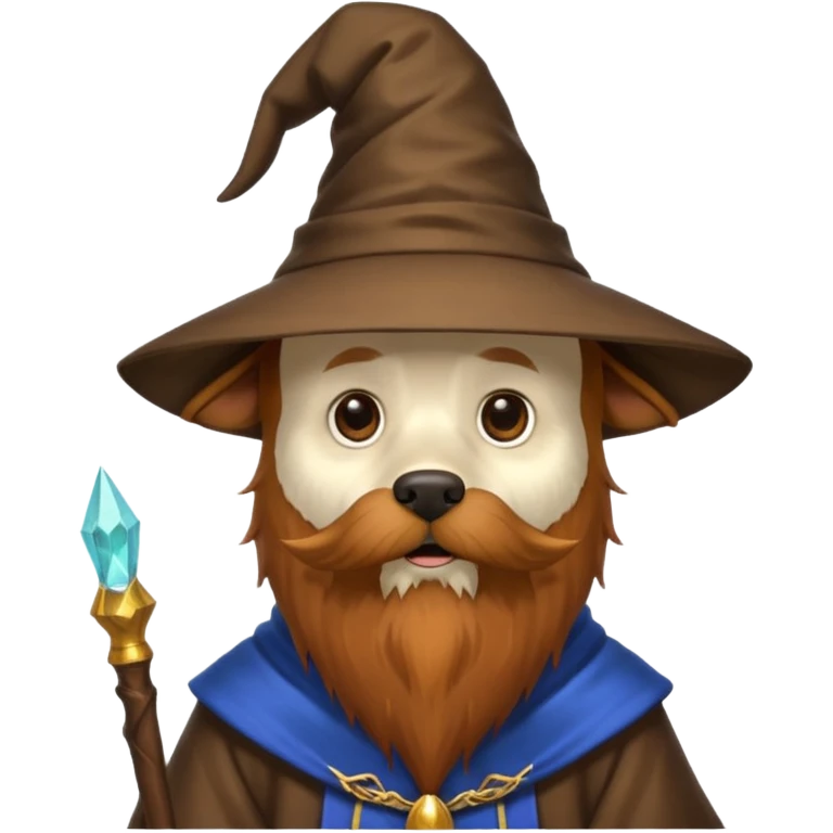 Dog wizard emoji