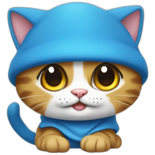 Smurf cat emoji
