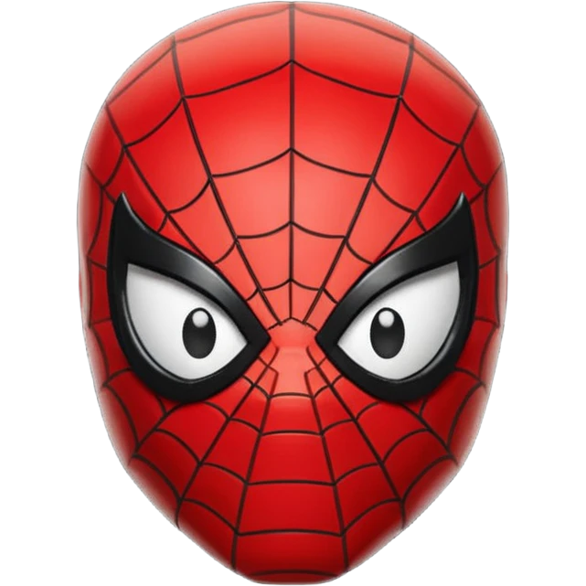 Spiderman Lego head black emoji