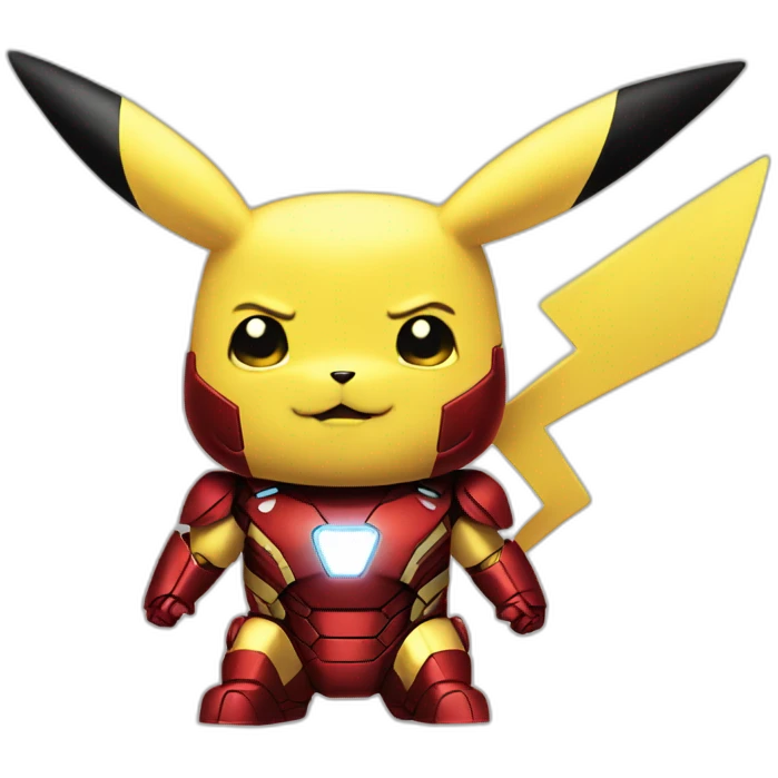 Iron man end pikachu emoji