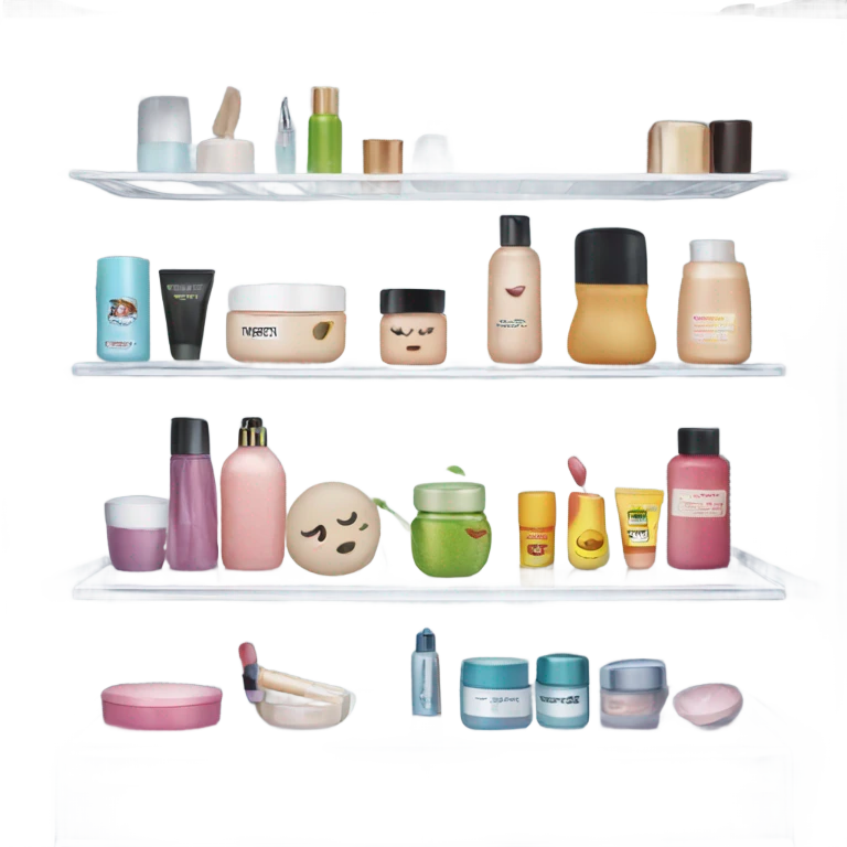 cosmetics in fridge emoji
