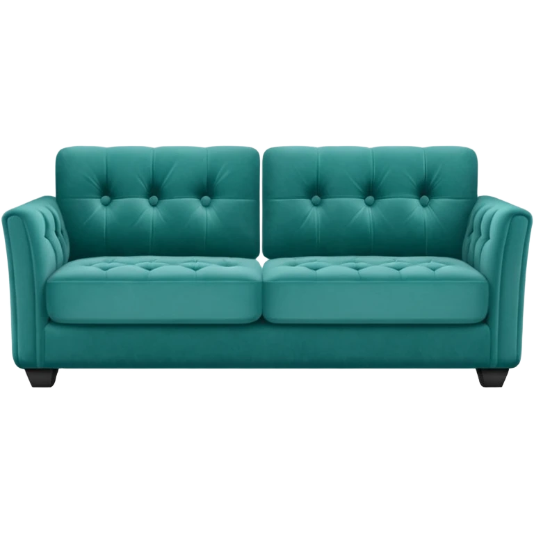 Long square teal couch emoji