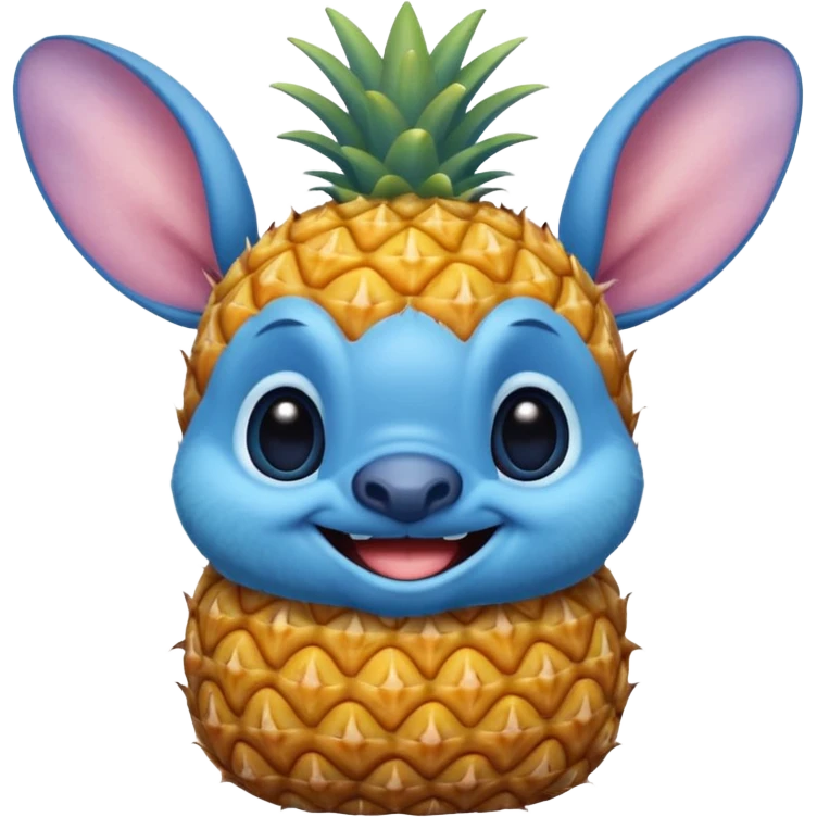 Pineapple Disney stitch emoji