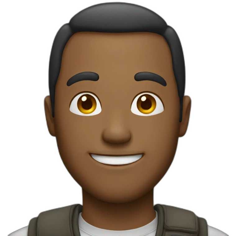 a man smiling emoji