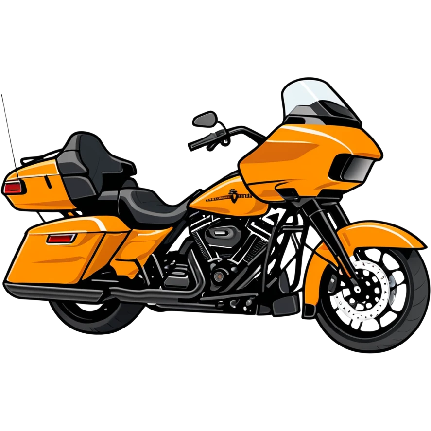 Harley road glide  emoji