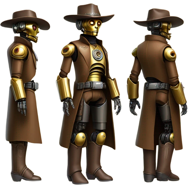 Old west Bounty hunter C3po  emoji