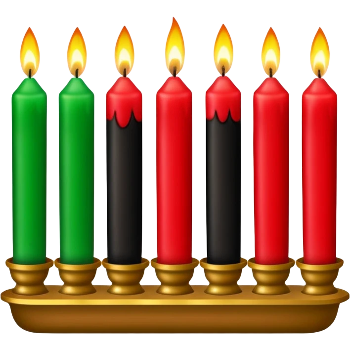 Kwanzaa Kanara emoji