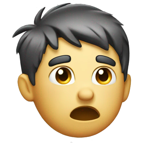 confused face scratching head  emoji