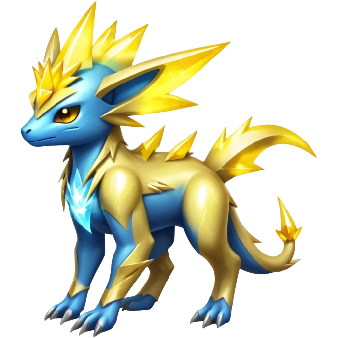  Shiny Sparkly Electric Cool Epic-Manectric-Fakémon-creature emoji