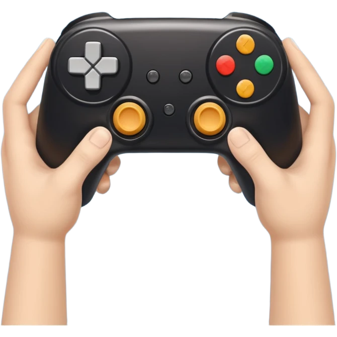 game controller for multiplayer session with 2 people emoji