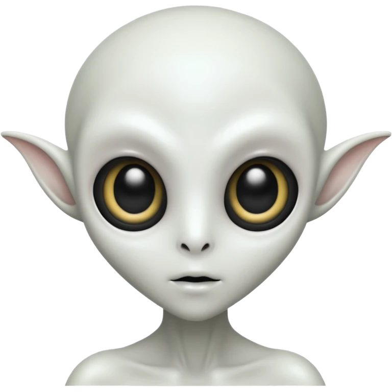 white alien emoji