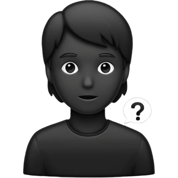 speaking silouhette emoji