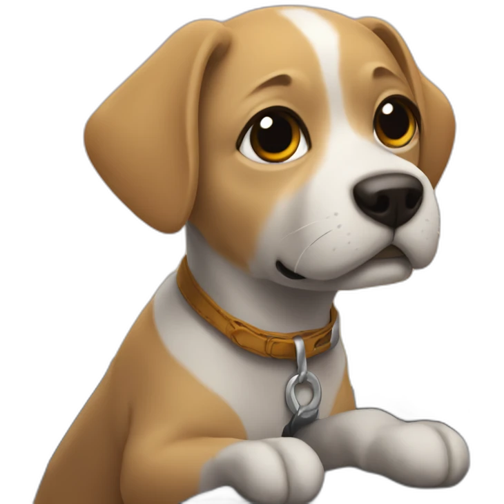 perrito-conducir-coche-niño emoji