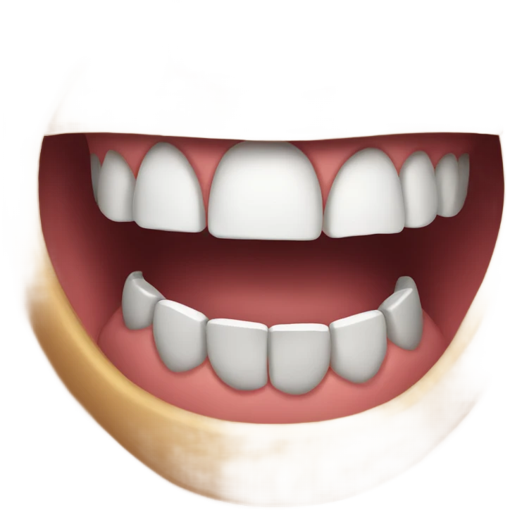 smile with grillz on the teeth emoji