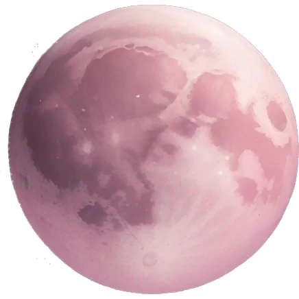pastel pink moon emoji